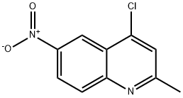 4-CHLORO-2-METHYL-6-NITROQUINOLINE Structure