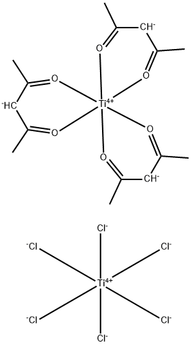 BIS[TRIS(2,4-PENTANEDIONATO)TITANIUM(IV)] HEXACHLOROTITANATE(IV) Structure