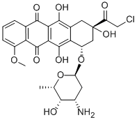 14-chlorodaunorubicin Structure
