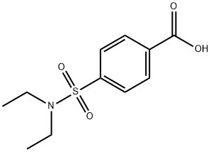N,N-DIETHYL-4-SULFAMOYLBENZOIC ACID Structure