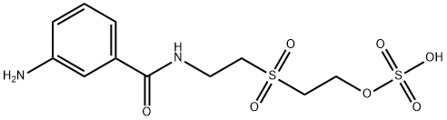 2-[2-[(3-Aminobenzoyl)amino]ethylsulfonyl]ethyl hydrogen sulfate Structure