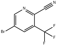 5-Bromo-3-(trifluoromethyl)-2-pyridinecarbonitrile Structure