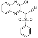 (3-CHLOROQUINOXALIN-2-YL)(PHENYLSULFONYL)ACETONITRILE Structure