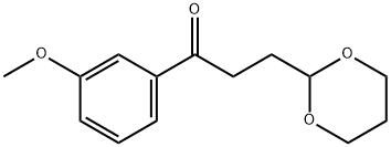 3-(1,3-DIOXAN-2-YL)-3'-METHOXYPROPIOPHENONE Structure