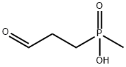 Phosphinic acid, methyl(3-oxopropyl)- (9CI) Structure