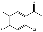 2'-Chloro-4',5'-difluoroacetophenone Structure
