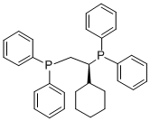 (S)-1,2-BIS(DIPHENYLPHOSPHINO)CYCLOHEXYLETHANE Structure