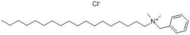 Benzyldimethylstearylammonium Chloride Structure