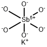 POTASSIUM HEXAHYDROXOANTIMONATE(V) Structure