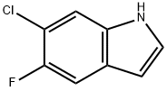 6-Chloro-5-fluoroindole Structure