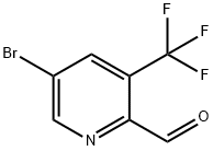 5-Bromo-3-(trifluoromethyl)-2-pyridinecarboxaldehyde Structure