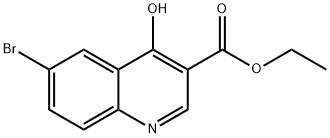 6-BROMO-4-HYDROXYQUINOLINE-3-CARBOXYLIC ACID ETHYL ESTER Structure