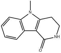 2,3,4,5-Tetrahydro-5-methyl-1H-pyrido[4,3-b]indol-1-one Structure
