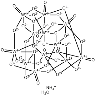 AMMONIUM (META)TUNGSTATE HYDRATE Structure