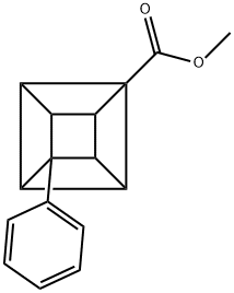 METHYL 4-PHENYLCUBANECARBOXYLATE Structure