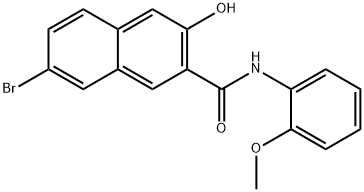 N-(2,3-Dihydro-2-oxo-1H-benzimidazol-5-yl)-3-hydroxy-2-naphthalenecarboxamide Structure