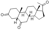 5B-Pregnane-3,6,20-trione Structure
