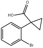 1-(2-BROMO-PHENYL)-CYCLOPROPANECARBOXYLIC ACID Structure