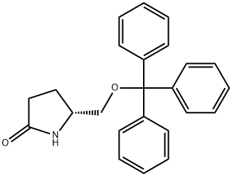 (R)-(-)-5-(TRITYLOXYMETHYL)-2-PYRROLIDONE Structure