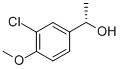 (S)-3-CHLORO-4-METHOXY-A-METHYLBENZENEMETHANOL Structure