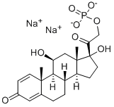 Prednisolone phosphate sodium Structure