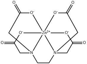 ETHYLENEDIAMINETETRAACETIC ACID, DISODIUM ZINC SALT Structure