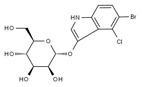 5-BROMO-4-CHLORO-3-INDOLYL ALPHA-D-MANNOPYRANOSIDE Structure