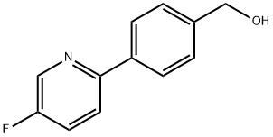4-(5-Fluoro-2-pyridinyl)benzeneMethanol Structure