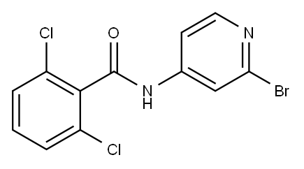 N-(2-BroMopyridin-4-yl)-2,6-dichlorobenzaMide Structure