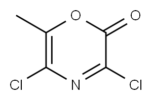 3,5-DICHLORO-6-METHYL-1,4-OXAZIN-2-ONE Structure
