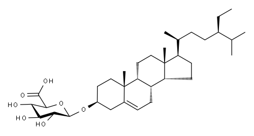 -Sitosterol--D-glucuronide Structure