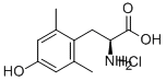 (S)-2',6'-Dimethyltyrosine hydrochloride Structure