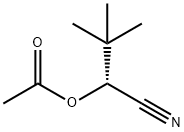 (R)-1-CYANO-2,2-DIMETHYL-1-PROPYL ACETATE Structure