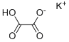 Potassium binoxalate Structure