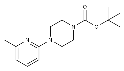 4-BOC-1-(6-METHYL-2-PYRIDYL)PIPERAZINE Structure
