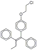 (E/Z)-1-[4-(2-Chloroethoxy)phenyl]-2-(4-hydroxyphenyl)-1-phenyl-1-butene Structure