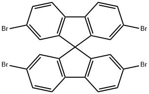 2,2',7,7'-Tetrabromo-9,9'-spirobifluorene Structure
