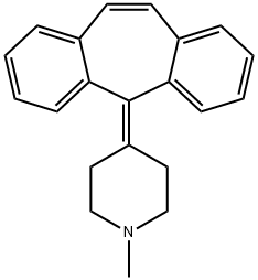 Cyproheptadine Structure