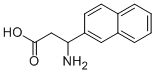 DL-3-Amino-3-(2-naphthyl)propionic acid Structure