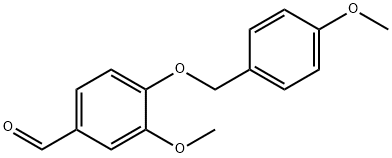 3-METHOXY-4-[(4-METHOXYBENZYL)OXY]BENZENECARBALDEHYDE Structure