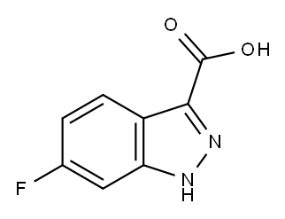 6-FLUORO-1H-INDAZOLE-3-CARBOXYLIC ACID Structure