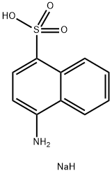 Sodium 4-amino-1-naphthalenesulfonate Structure