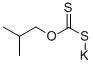 Potassium O-Isobutyl Dithiocarbonate Structure