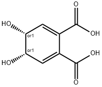 1,2-DICARBOXY-CIS-4,5-DIHYDROXYCYCLOHEXA-2,6-DIENE Structure