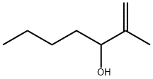 2-METHYL-1-HEPTEN-3-OL Structure