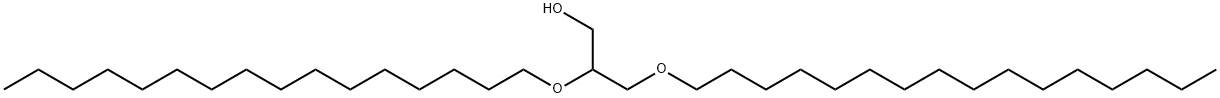 1,2-O-Dihexadecyl-rac-glycerol Structure