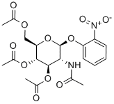 (2'-NITRO)PHENYL-2-ACETAMIDO-3,4,6-TRI-O-ACETYL-2-DEOXY-BETA-D-GLUCOPYRANOSIDE Structure