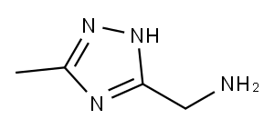 3-(Aminomethyl)-5-methyl-4H-1,2,4-triazole Structure