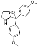 (S)-ALPHA,ALPHA-BIS(4-METHOXYPHENYL)-2-PYRROLIDINEMETHANOL Structure