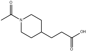 3-(1-acetylpiperidin-4-yl)propanoic acid Structure